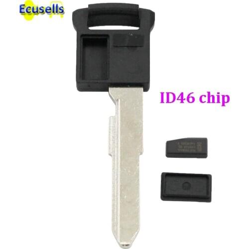 Emergency blank uncut insert key for Suzuki SX4 Grand Vitara Swift with ID46 CHIP