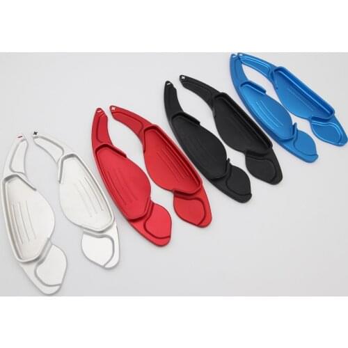 Car Shift Paddles For Jaguar XF XE XJ F-PACE F-TYPE X760 X260 X761 X351 Steering Wheel Shifter Extension Sticker Accessories