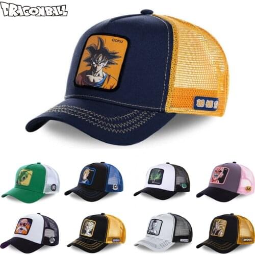 New Brand DRAGON BALL animation All Styles Snapback Cotton Baseball Cap Men Women Hip Hop Dad Mesh Hat Trucker Hat Dropshipping