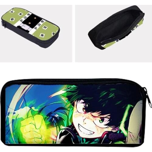 My Hero Academia Pencil Case Fashion Case Anime Cartoon Stationery 3D Makeup Box Storage Pouch Kids School Supplies Cosmetic Bag