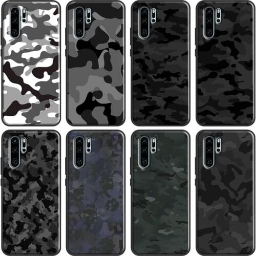 Night Dark Camo Military Camouflage Case For Huawei Nova 5T P Smart 2019 2021 P20 P40 P30 Pro Mate 20 Lite Honor 8X 9X 8A 10i