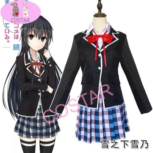COSTAR Anime My Teen Romantic Comedy SNAFU Yukinoshita Yukino Cosplay Costume Jk Skirt Uniform Women Daily Wear