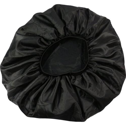 Travel Home Soft Hair Care Salon Cover Elastic Band Bonnet Shower Hat Satin Wide Brimmed Protection Waterproof Sleep Cap