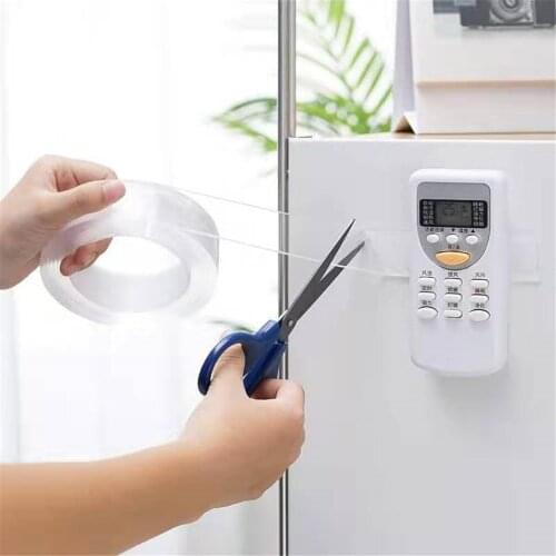 1/2/3/5M Double Sided Tape Reusable Waterproof Nano Tape Self-Adhesive Tape Wall Sticker Home Cleanable Transparent Tapes