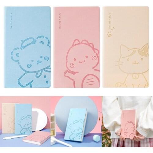 A6 Cartoon Notebook A6 Mini Pocket Notepad Notebook Study Notebook School Office Stationary
