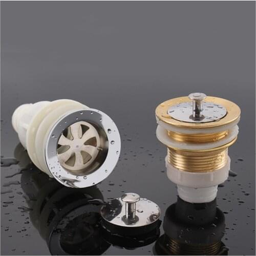 1pc High Quality Brass Sink Drain Filter Water Deodorant Drain Pipe Mop Pool Sink Strainer Sewer Bathroom Accessories