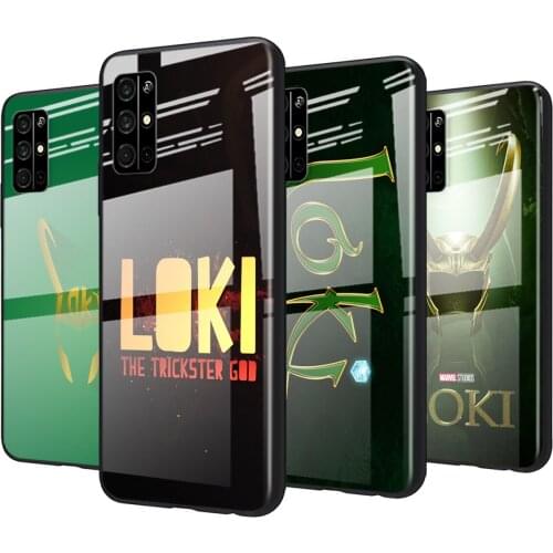 Tempered Glass Cover Fashion Marvel Loki Cool For Huawei Honor 30 20 10 9X 8X Pro Plus Lite Shockproof Shell Phone Case