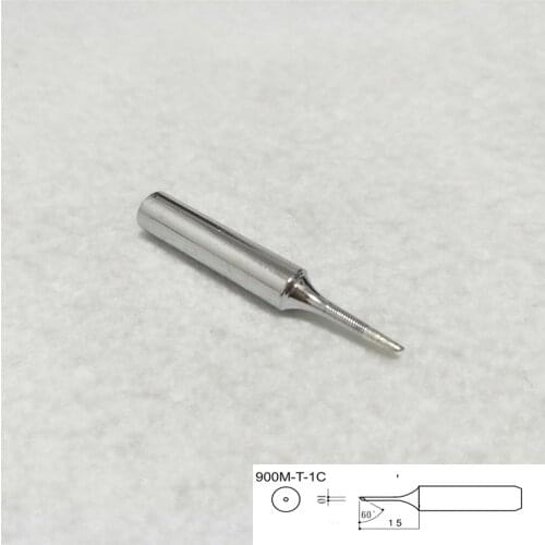 10PCS 900M-T-1C Soldering Iron Tip For Hakko Saike Aoyue Lucky BAKU Quick 936 852 Soldering Tips For Soldering Iron