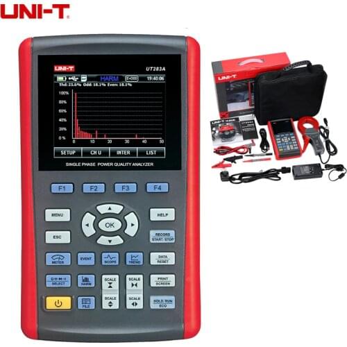 UNI-T UT283A True RMS Single Phase Power Quality Analyzer Energy Meter 0~9999MWh & USB Interface UT-283A
