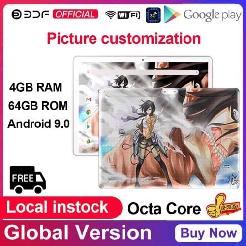 New Original 10.1 Inch Tablet Pc MTK Android 9.0 Tablets 3G Phone Call WiFi GPS Bluetooth Dual SIM Cards 2GB RAM 32GB ROM Tab