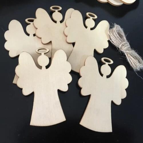 Lovely shape crafts new hanging wood christmas decorations