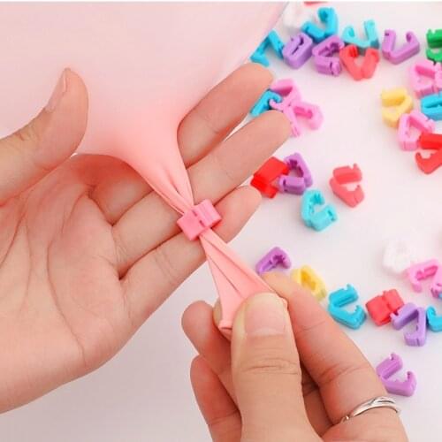Wedding Supplies Balloon Sealing Clip Wedding Room Layout Decoration Balloon Knotting Artifact Plum Sealing Clip Props Set Type