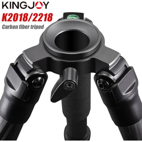 KINGJOY K2018/2218 carbon fiber tripod Light Weight for digital camera tripode Suitable for travel Top quality camera stand