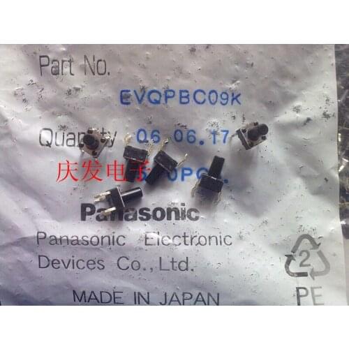 Japan imported EVQPAE09K touch switch key switch 6*6*9.5mm new original