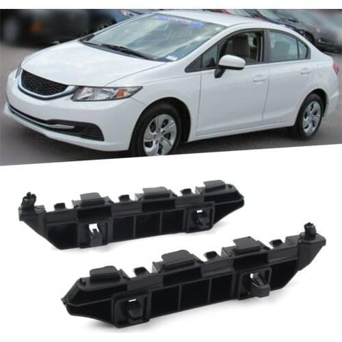 1Pair For Honda Civic Sedan 2012 2013 2014 2015 Car Front Bumper Bracket Holder Beam Mount Support 71198-TR0-A01 71193-TR0-A01