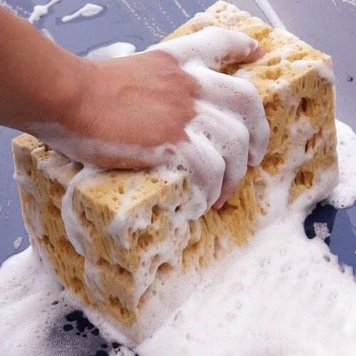 1pc Big Sponge Honeycomb Shape Car Cleaning Sponge Auto Car Washing Sponge Household Kitchen Bathroom Cleaning Tools