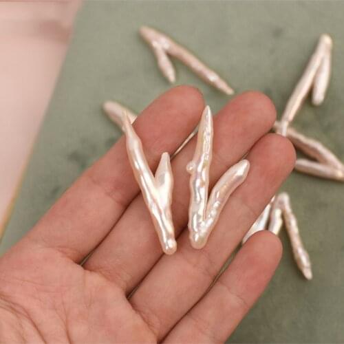 1 Pc Natural Freshwater Pearl Baroque Odd-shaped Tree Branch Pearls Loose Beads for Clothing Accessories Craft Making