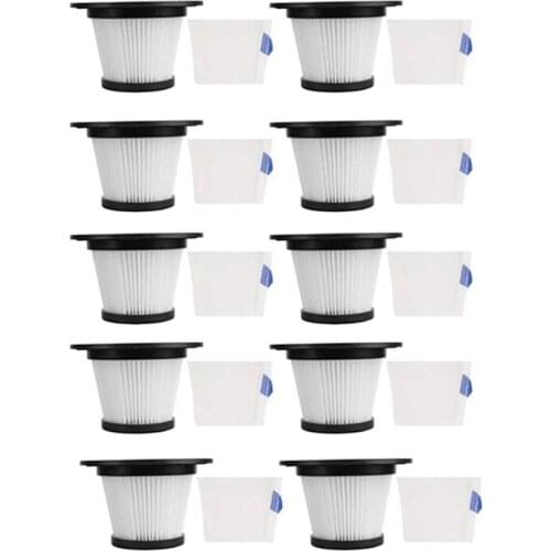 10Pcs Applicable To Moosoo Wireless Handheld Vacuum Cleaner Accessories K17 Filter HEPA Filter Elements