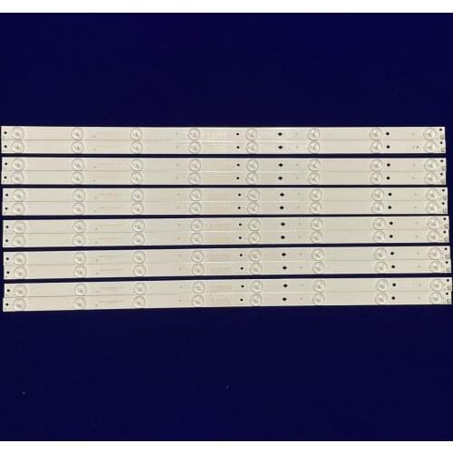 LED Backlight strip 8 Lamp For San yo 55“ TV 55CE5810D LS55M31 3BL-T5664102-18 6501L566000020 GS-AL2 E257384 55F7D X55 HK55D08