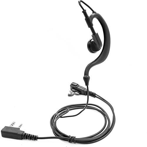 Radio earpiece bodyguard 2 wire earphone with ptt polis telsiz kulaklik guard walkie talkie accessories security fbi headset