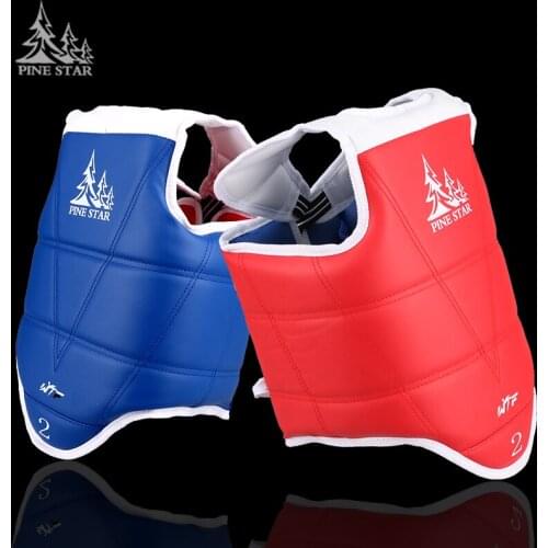 2016 Korea Pinetree Taekwondo Poitrine Support MMA Kickboxing Karate Fight Professional Chest Guard TKD Body Vest protectors