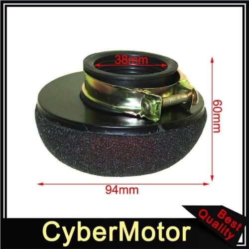 38mm Air Filter Pod For Pit Dirt Bike ATV Quad Go Kart Cart Buggy