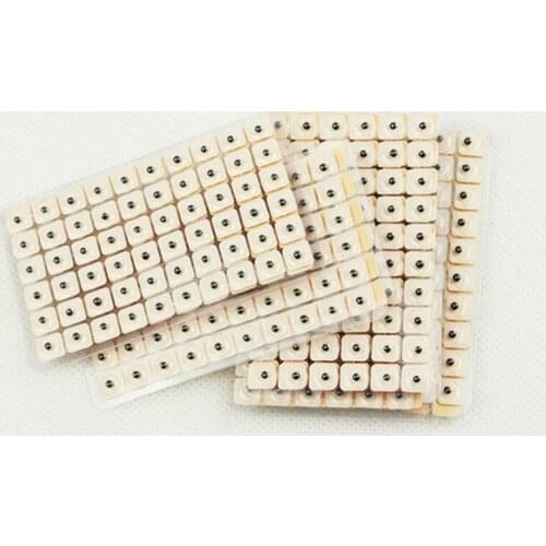 600Pcs Ear Acupuncture Massage Therapy Needle Patch Auricular Auriculotherapy Vaccaria Ear Care Seeds Sticker