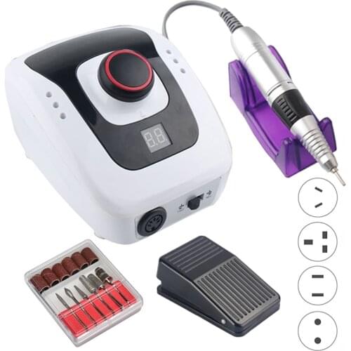 35000RPM Electric Nail Drill Machine Nail Salon Drill Machine Manicure Drill Pedicure Drill Nail Professional Nail Drill Machine