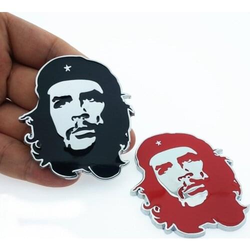 CDIY Cuba movement leader Che Guevara for 3D Chrome metal car sticker accessories sticker on car covers car styling