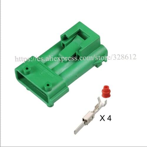 DJ7041KA-3.5-11 car wire male cable Waterproof sheath 4 pin connector automotive Plug socket include terminal and seal 144998-5