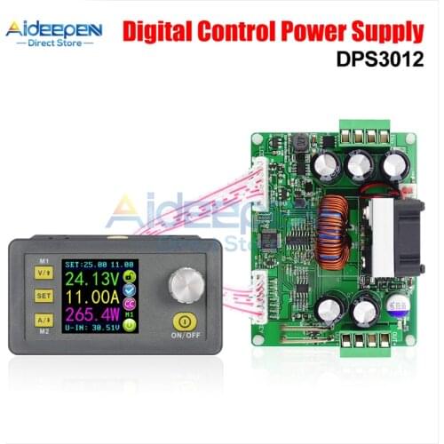 DPS3012 32V 12A CNC DC Adjustable Power Supply Step-Down Converter Module Constant Voltage Current Voltmeter LCD Color Display