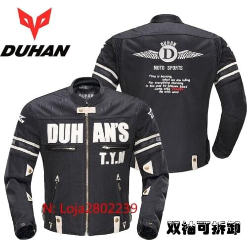 DUHAN Summer Men Motorcycle Jacket Mesh Motorcycle Textile Jacket Motorcycle Racing Jackets Protector Mesh Jacket Free shipping
