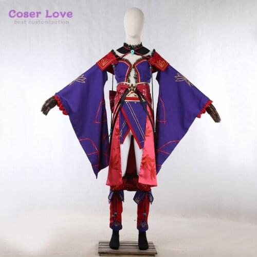 FGO fate grand order Miyamoto Musashi Cosplay costume Carnaval Halloween Christmas