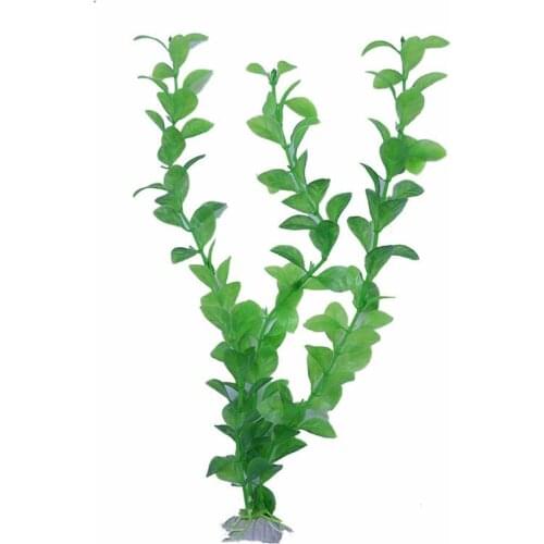 Artificial Plant Green Water Plastic Deco Aquarium 20to28cm