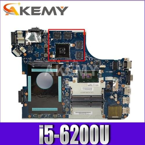 Laptop motherboard For LENOVO Thinkpad E560 i5-6200U Mainboard NM-A561 01AW109 SR2EY 216-0868000 DDR3
