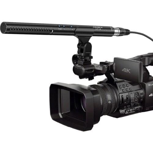 Comica Cvm-Vp3 Microphone Super Cardioid Condenser Photography Interview Video Mic for Canon Nikon Sony Camera Camcorder with 3