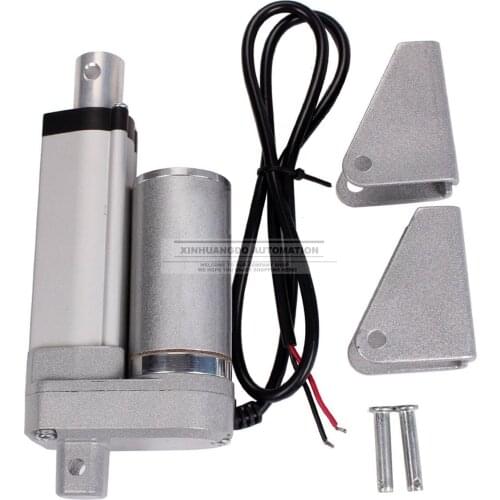 50mm/2inch Stroke Heavy duty DC 12V DC 24V 1500N/330lbs Load Linear Actuator multi-function 2" Electric Motor and brackets