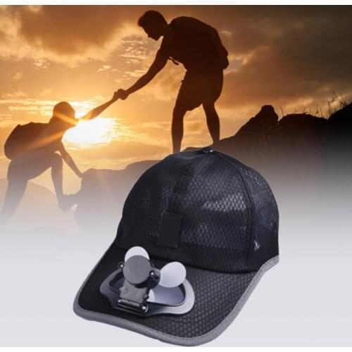 Fashion Unisex Baseball Cap USB Rechargeable Sunscreen Cotton Sweat Absorbing Summer Mesh Sun Hat casquette femme кепка женская