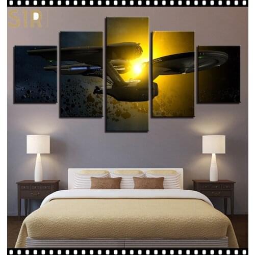 Wall Painting Canvas Printing HD Classic Movie Animation 5 Panel Home Decoration Template Living Room Poster Anime Decor Hero