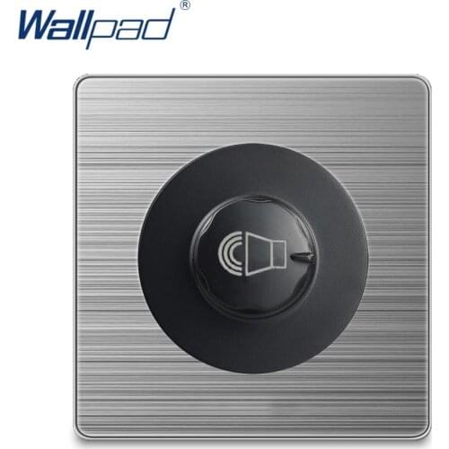 Wallpad Volume Control Wall Light Switch Knob Button Stainless Steel Panel Home