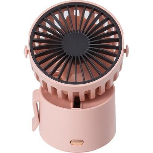 USB Desk Fan Small Personal Desktop Table Fan with Strong Wind Hand-held Operation Portable Mini Fan for Office Bedroom Exercise