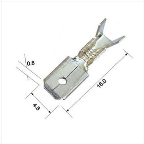 Male connector female wire connector connector tyco terminal Plugs socket Fuse box Wire harness Soft Jacket DJ616-4.8*0.8B