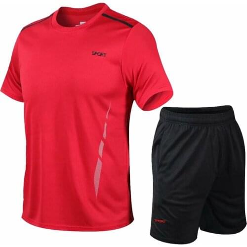 New Men Running Sets clothes soccer tracksuit sports suit sportswear gym clothes Quick Dry Running jogging football suits