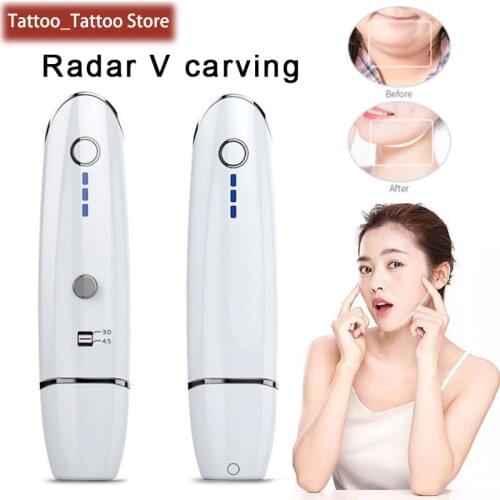 Mini Ultrasonic RF Face Lifting Wrinkle Removal Line V-Shape Anti-Aging Skin Tightening Eye Care Beauty Device For Home SPA
