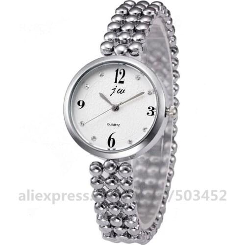 100pcs/lot jw 6032 Roman Numerals Bracelet Watch Fashion Lady Thin Belt Quartz Watch Cute Gift Watch Elegant Girlfriend Watch