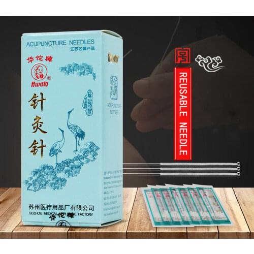 200 pcs Non-Disposable silver handle Acupuncture needles all sizes beauty needle Sterile acupuncture needle wholesale