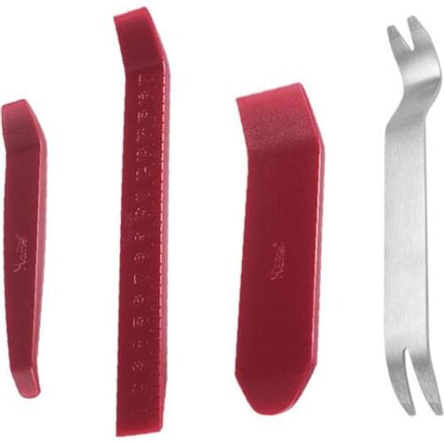 4pcs Car Refit Door Panel Interior Sound Navigation Card Button Lift Disassembly Tool Rocker Clip