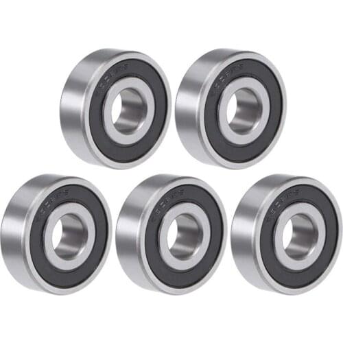 6302ZZ 6302RS Deep Groove Ball Bearing 15x42x13mm Double Shielded Bearing Steel Bearings 5-Pack