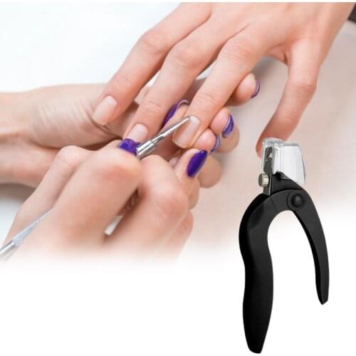 80% Hot Sale Nail Edge Cutter U-Shape Multipurpose Stainless Steel Manicure Tips Nail Dial Clipper for Beauty