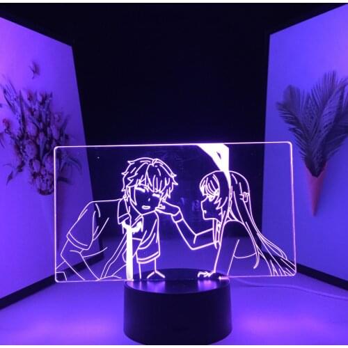 Anime Figure 3D Lamp Mai Sakurajima Nightlight for Kids Birthday Gift Bedroom Decor Night Light Bunny Girl Manga LED Light
